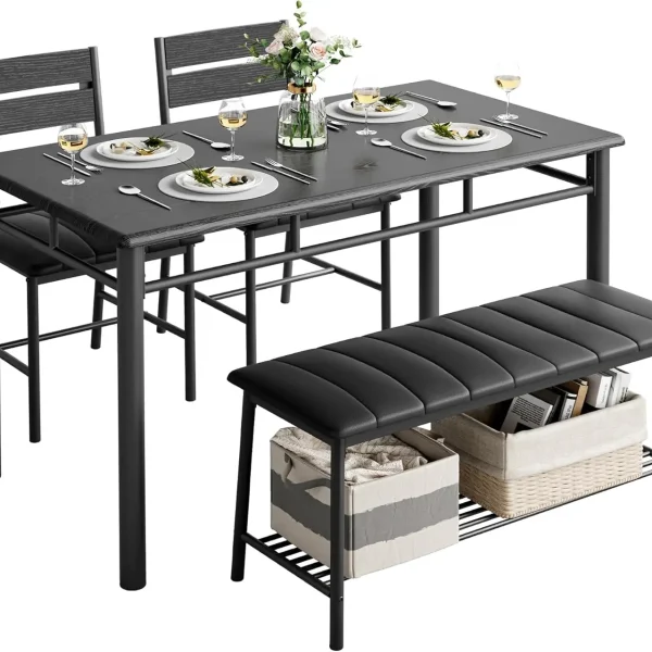 IRONCK Dining Table Set for Four