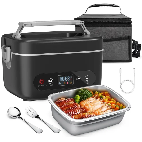 12000 mAh Wireless Lunch Box Portable Food Heater