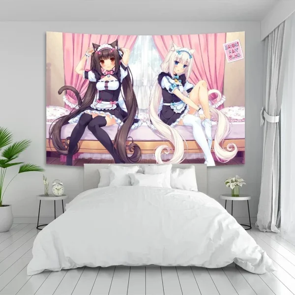 Anime Nekoparas Wall Tapestry